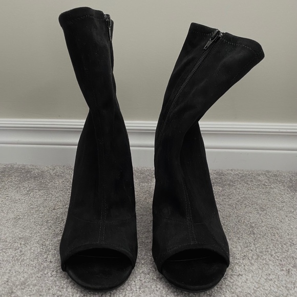 Guess Open-Toe Heeled Booties - Picture 1 of 3